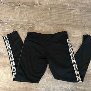 umbro girls excellent like new extra large, black leggings, 14/16